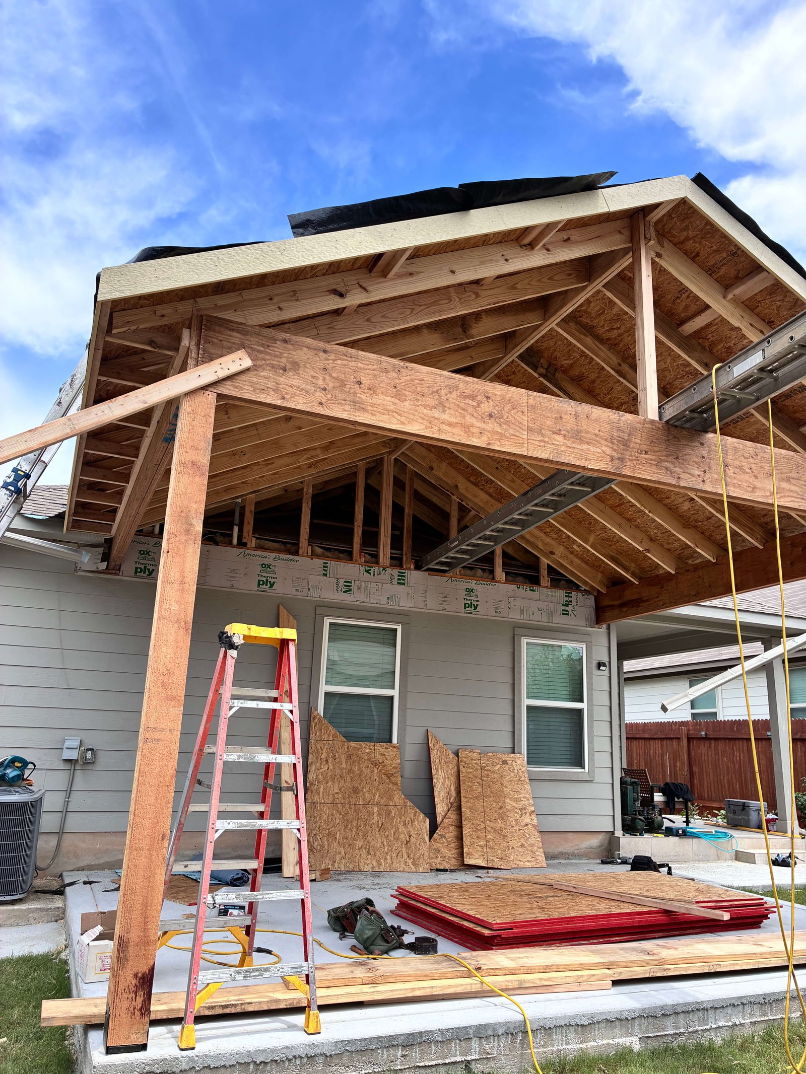 IBTX Construction framing project